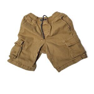 Gymboree Cargo Shorts Khaki Tan Drawstring Pockets Boys Size 5 6 Classic Casual